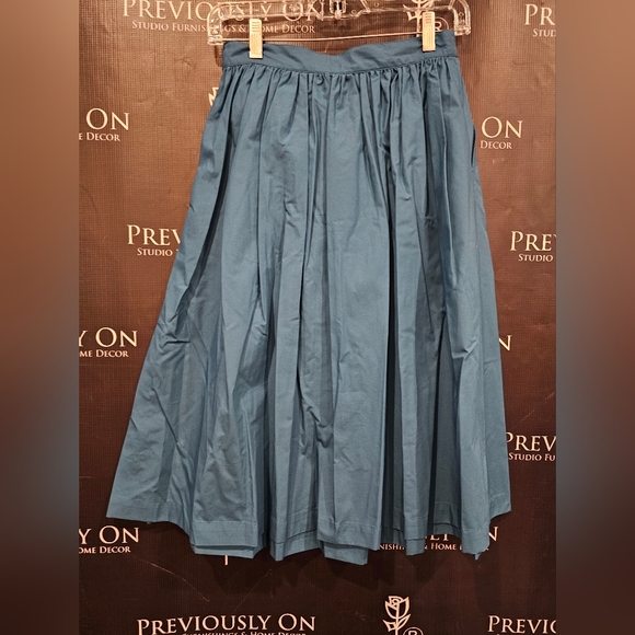 Lacoste Pleated Teal Skirt sz 24 NWT - Picture 4 of 4